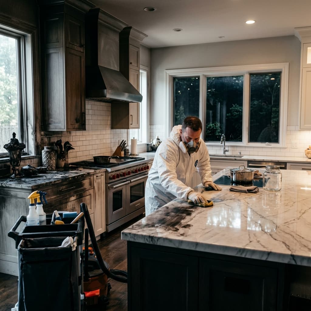 Luxury Kitchen Fire Recovery