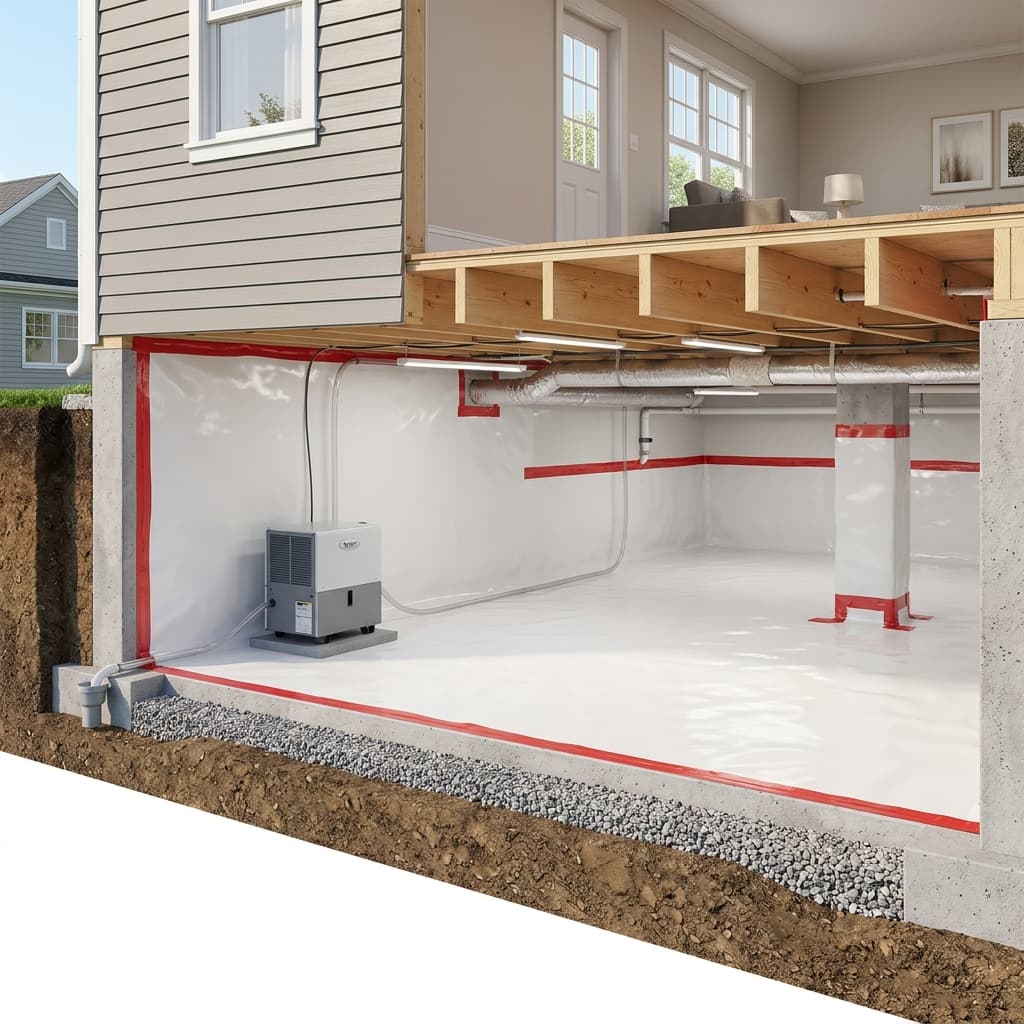 Crawl Space Encapsulation: A Homeowner's Guide to Reducing Mold & Rot Risk
