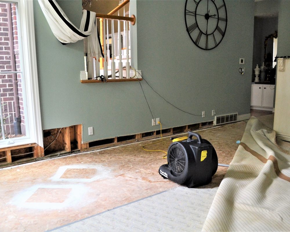 water leak home property damage repair